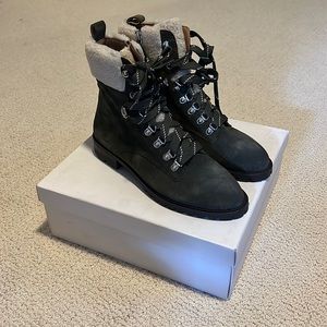 Rebecca Minkoff Olive Suede/Shearling Boots